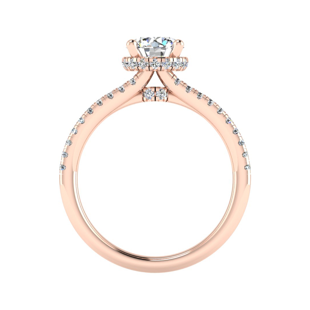 Collins Halo Engagement Ring